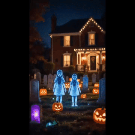 Girl Ghost Courtyard Decoration for Halloween
